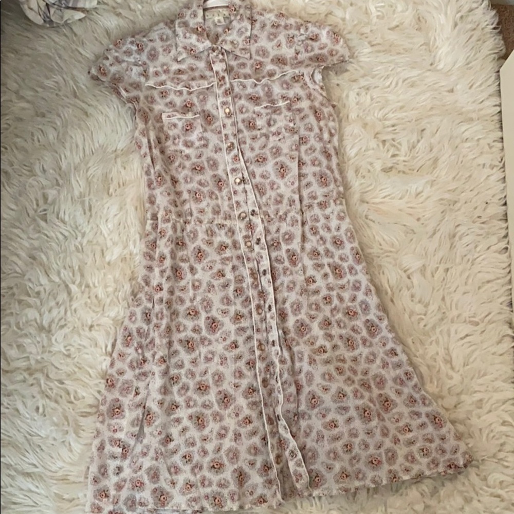 Button down dress